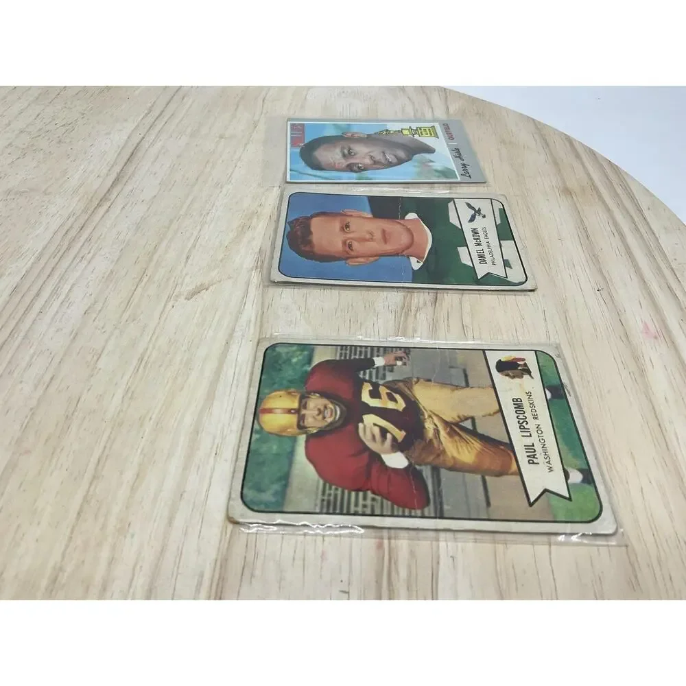 Vintage Paul Lipscomb‎ Daniel McKown Larry Hisle Football Baseball Card Lot